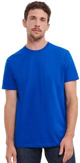 Russell Athletic Russell Heren Klassiek Gekamd Katoen Zwaargewicht T-shirt (Helder Koningsblauw) Navy/blauw - S