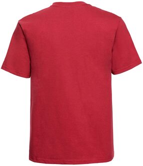 Russell Athletic Russell Heren Klassiek Gekamd Katoen Zwaargewicht T-shirt (Klassiek rood) - maat S