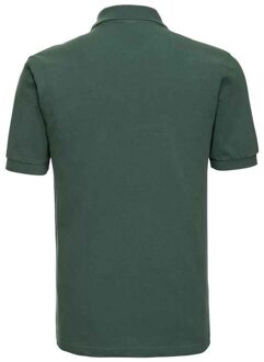 Russell Athletic Russell Heren Klassiek Piqué Katoenen Polo Shirt (Fles groen) - M