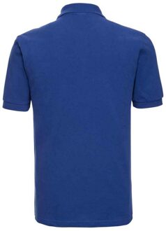 Russell Athletic Russell Heren Klassiek Piqué Katoenen Polo Shirt (Helder Koningsblauw) Navy/blauw - L
