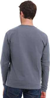 Russell Athletic Russell Heren Klassiek T-shirt met lange mouwen (Konvooi Grijs) Donkergrijs
