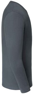 Russell Athletic Russell Heren Klassiek T-shirt met lange mouwen (Konvooi Grijs) - maat M Donkergrijs