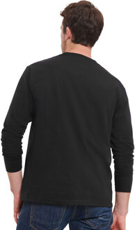Russell Athletic Russell Heren Klassiek T-shirt met lange mouwen (Zwart) - maat XS