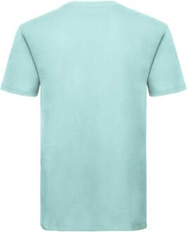 Russell Athletic Russell Heren Organisch T-Shirt met korte mouwen (Aqua Blauw) - L