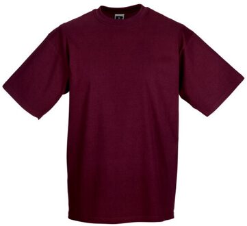 Russell Athletic Russell Heren Organisch T-Shirt met korte mouwen (Bourgondië) Bourgogne - XL