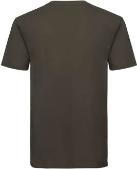 Russell Athletic Russell Heren Organisch T-Shirt met korte mouwen (Donkere Olijf) - XS