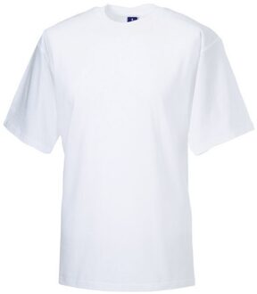 Russell Athletic Russell Heren Organisch T-Shirt met korte mouwen (Wit) - maat 2XL