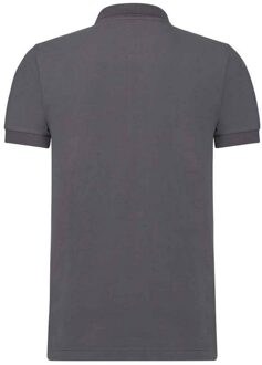 Russell Athletic Russell Heren Piqué Stretch Poloshirt (Konvooi Grijs) - maat 2XL Donkergrijs