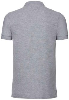 Russell Athletic Russell Heren Piqué Stretch Poloshirt (Licht Oxford) Grijs - XL