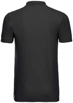 Russell Athletic Russell Heren Piqué Stretch Poloshirt (Zwart) - maat 3XL