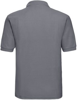 Russell Athletic Russell Heren Polycotton Pique Poloshirt (Konvooi Grijs) - maat M Donkergrijs