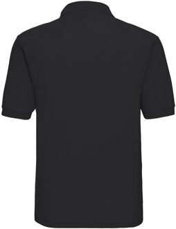 Russell Athletic Russell Heren Polycotton Pique Poloshirt (Zwart) - maat 4XL