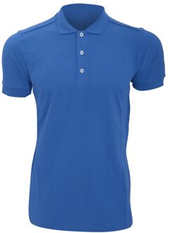 Russell Athletic Russell Heren Rekken Korte Mouw Poloshirt (Azuurblauw) - 2XL