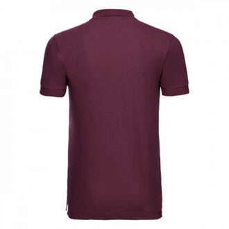 Russell Athletic Russell Heren Rekken Korte Mouw Poloshirt (Bourgondië) - maat Bourgogne