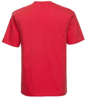 Russell Athletic Russell Heren Ringspun Cotton Classic T-shirt (Helder rood) - maat XS