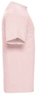 Russell Athletic Russell Heren Ringspun Cotton Classic T-shirt (Poederroos) - maat L Roze