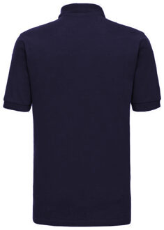 Russell Athletic Russell Heren Ripple Collar & Manchet Poloshirt met korte mouwen (Franse marine) - maat 2XL Navy