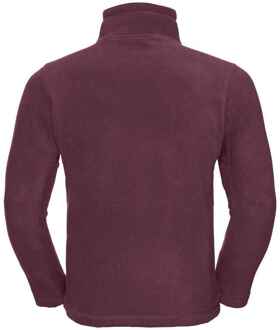 Russell Athletic Russell Heren Ritssluiting Outdoor Fleece Top (Bourgondië) - maat 2XL Bourgogne