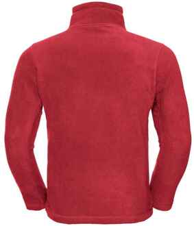 Russell Athletic Russell Heren Ritssluiting Outdoor Fleece Top (Klassiek rood) - maat L