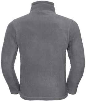 Russell Athletic Russell Heren Ritssluiting Outdoor Fleece Top (Konvooi Grijs) Donkergrijs - 2XL