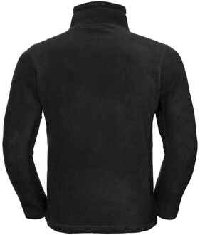 Russell Athletic Russell Heren Ritssluiting Outdoor Fleece Top (Zwart) - maat M
