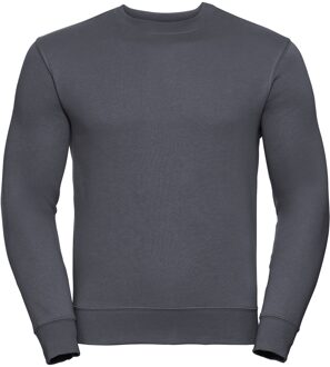 Russell Athletic Russell Heren Set-In Sweatshirt (Konvooi Grijs) Donkergrijs - 3XL