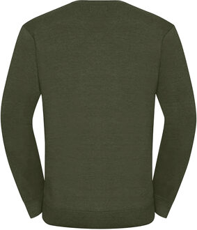 Russell Athletic Russell Heren Set-In Sweatshirt (Olijf) - XL
