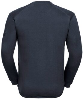 Russell Athletic Russell Heren Spotshield Sweatshirt met zware ronde hals (Franse marine) Navy - 4XL