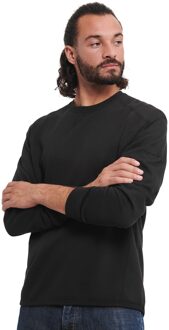 Russell Athletic Russell Heren Spotshield Sweatshirt met zware ronde hals (Zwart) - maat