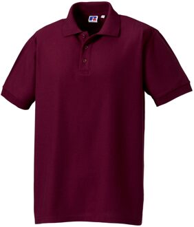 Russell Athletic Russell Heren Ultimate Klassiek Katoenen Poloshirt (Bourgondië) Bourgogne - 2XL