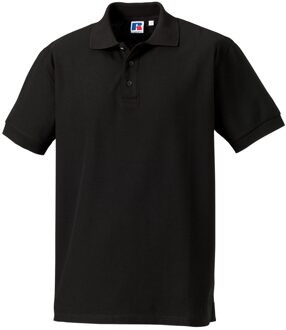 Russell Athletic Russell Heren Ultimate Klassiek Katoenen Poloshirt (Zwart) - 3XL