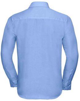 Russell Athletic Russell Heren Ultimate Non-Iron Getailleerde Formele Overhemd met Lange Mouwen (Heldere lucht) Blauw - 18.5 inch