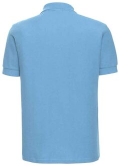 Russell Athletic Russell Heren Ultimate Piqué Katoen Poloshirt (Hemelsblauw) - 4XL