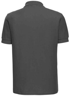 Russell Athletic Russell Heren Ultimate Piqué Katoen Poloshirt (Titanium) Zilver - M