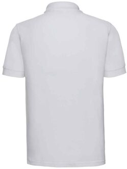 Russell Athletic Russell Heren Ultimate Piqué Katoen Poloshirt (Wit) - maat 2XL