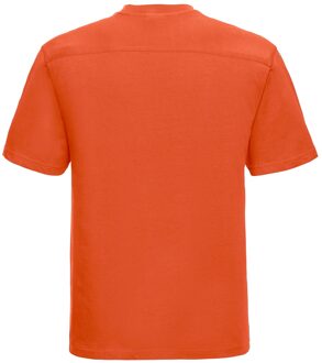 Russell Athletic Russell Heren Zwaargewicht T-Shirt (Oranje) - 3XL