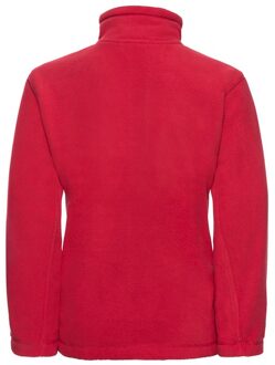 Russell Athletic Russell Kinder/Kids Fleece Jas (Klassiek rood) - maat