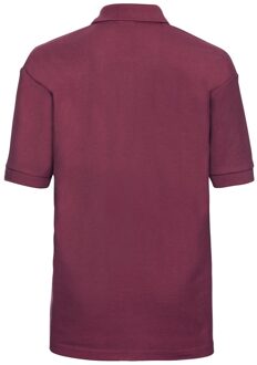 Russell Athletic Russell Kinder/Kids Poloshirt (Bourgondië) - maat 11-12J / 146-152cm Bourgogne