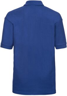 Russell Athletic Russell Kinder/Kids Poloshirt (Helder Koningsblauw) - maat 7-8J / 122-128cm Navy/blauw