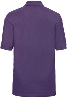 Russell Athletic Russell Kinder/Kids Poloshirt (Paars) - maat 5-6J / 110-116cm