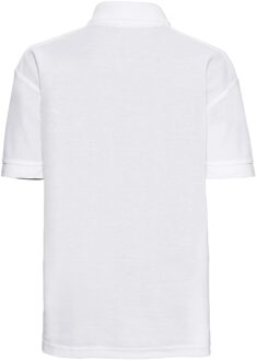 Russell Athletic Russell Kinder/Kinder Piqué Poloshirt (Wit) - 11-12J / 146-152cm