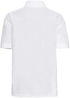 Russell Athletic Russell Poloshirt van katoen voor kinderen (Wit) - 3-4J / 98-104cm
