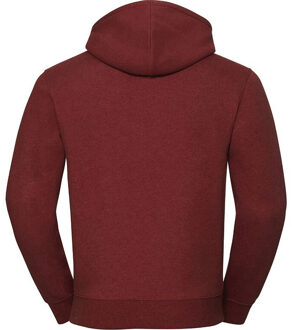 Russell Athletic Russell Unisex Authentieke Melange Hooded Sweatshirt (Baksteen rood gemêleerd)