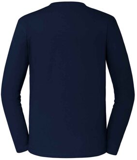 Russell Athletic Russell Unisex Klassiek T-shirt met lange mouwen voor volwassenen (Franse marine) Navy - 4XL