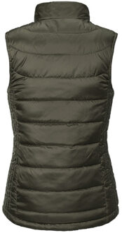 Russell Athletic Russell Vrouwen/dames Nano Gewatteerde Bodywarmer (Donkere Olijf) - maat