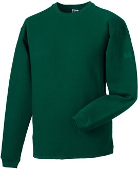 Russell Athletic Russell Werkkleding Heren Bemanning Hals Set In Sweatshirt Top (Fles groen) - L