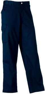 Russell Athletic Russell Werkkleding Heren Polycotton Twill Broek / Broek (Regular) (Franse marine) Navy