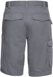 Russell Athletic Russell Werkkleding Twill Shorts (Konvooi Grijs) Donkergrijs - 38 (Taille)