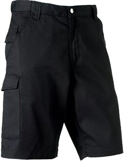 Russell Athletic Russell Werkkleding Twill Shorts (Zwart) - 34 (Taille)