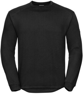 Russell Athletic Russell Zwaargewicht uniseks sweater voor volwassenen (Zwart) - maat XS